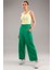Fancy Kadın Beli Lastikli Oversize Bol Paça Basic Pantolon 2