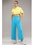 Fancy Kadın Beli Lastikli Oversize Bol Paça Basic Pantolon 4