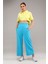 Fancy Kadın Beli Lastikli Oversize Bol Paça Basic Pantolon 1