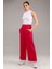 Fancy Kadın Beli Lastikli Oversize Bol Paça Basic Pantolon 1