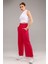 Fancy Kadın Beli Lastikli Oversize Bol Paça Basic Pantolon 2