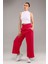 Fancy Kadın Beli Lastikli Oversize Bol Paça Basic Pantolon 3