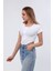 Fancy Kadın Vücuda Oturan Fitilli Slim Fit Bodysuit 3