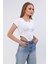 Fancy Kadın Vücuda Oturan Fitilli Slim Fit Bodysuit 4