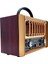 Ahşap Görünümlü Bluetooth Fm/usb/sd/ Tf Şarjlı Nostalji Radyo 2