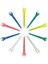 10 Golf Topluğu Pin Pe Golf Tees Üst 78MM (Yurt Dışından) 4