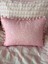 Tuğçe Demir Home Design Mini Bel Boy Pembe Parıltı Desen Dekoratif Kırlent 1