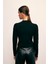 Yarım Balıkçı Triko Bluz - SİYAH 5