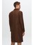 Slim Fit Kahverengi Bukle Palto 1EC0800030009 4