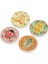 Animal Taş Bardak Altlığı Yuvarlak 4lü Set 1