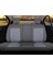 renault Clio 4 Uyumlu Yarı Deri Oto Koltuk Kılıfı Ön/arka Set (Roma Seri) Füme 2