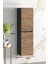 Yıldız 35*130 cm Antrasit Gri Mat-Atlantik Çam Mdf Asma Banyo Boy Dolabı 4