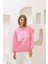 Kadın Pembe Barbie Sweatshirt 1