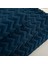 Zigzag Banyo Havlusu 70 x 140 cm Beyaz/marin Mavi 3