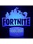 3D Dokunmatik Lamba Gece Işıkları Çocuk Uzaktan Kumanda ile 7 Renkler - Fortnite # 1 (Yurt Dışından) 1