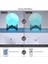 3D Ay Lambası 20 cm 16 Renkler, USB Şarj Edilebilir Dokunmatik Ekran Ay Gece Işık Rgb Yıldız Desenleri Yatak Odası Oturma Odası Cafe Doğum Günü Noel Hediyesi Için, (Beyaz) (Yurt Dışından) 3
