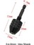 0.6-8mm Siyah Mini Mini Chuck Fikstürü Yüksek Kaliteli Matkap Chuck Adaptörü Kendiliğinden Sıkın Anahtarsız Tornavida Darbeli Sürücü Adaptörü Fikstürü Araçları (Yurt Dışından) 1