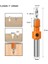 3.2MMX10MM 8/10MM Shank Hss Ağaç Işleme Adım Matkap Havşa Yönlendirici Bit Seti Vida Extractor Remon Yıkım Ahşap Freze Kesicisi (Yurt Dışından) 1