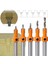 4MMX10MM 8mm Shank Hss Ağaç Işleme Havşa Matkap Uçları Seti Vida Extractor Remon Yıkım Ahşap Freze Kesici Matkap Ucu Ağaç Işleme (Yurt Dışından) 2