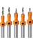 4MMX10MM 8mm Shank Hss Ağaç Işleme Havşa Matkap Uçları Seti Vida Extractor Remon Yıkım Ahşap Freze Kesici Matkap Ucu Ağaç Işleme (Yurt Dışından) 4