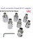12MM 8-19MM Biyel M14 Paslanmaz Çelik Konu Adaptörü K01-50/63 K02-50/63 Mini Torna Aynası Güç Aracı Aksesuarları (Yurt Dışından) 3