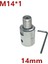 12MM 8-19MM Biyel M14 Paslanmaz Çelik Konu Adaptörü K01-50/63 K02-50/63 Mini Torna Aynası Güç Aracı Aksesuarları (Yurt Dışından) 5