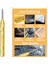 Xcan 1 Adet 130MM Otomatik Merkezi Pin Punch Matkap Otomatik Pencere Kırma Cihazı Ahşap/metal Delik Delme Matkap Ucu (Yurt Dışından) 3