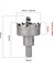 32MM 14-100MM Tct Tungsten Karbür Ucu Delik Testere Matkap Ucu Araçları Alüminyum Alaşımlı Paslanmaz Çelik Metal Köşebent Demir Çelik Tabaka (Yurt Dışından) 2