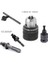 1 Chuck 3 Adaptörler Mini Elektrikli Matkap Chuck 1.5-13MM Montaj B10 Konik Konnektör Çubuğu Motorlu Hex Shank Şaft Anahtarı Anahtarı Güç Aracı (Yurt Dışından) 1
