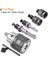 Matkap Chuck 1.5-13MM Dönüştürücü 1/2 "-20UNF Anahtar Matkap Chuck Konu Hızlı Değişim Adaptörü Sds 1/4" Altıgen Darbeli Sürücü Anahtarı Ucu Biyel (Yurt Dışından) 3