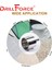 45MM Drillforce 16-100MM Delik Testere Çekirdek Matkap Ucu Açıcı Kesme Aletleri Merkezi Matkap Ucu ile Mable Seramik Cam (Yurt Dışından) 3
