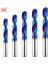 BL2060 2.6mm, Yuvarlak 100MM Bb Katı Karbür Büküm Matkap Mavi Kaplamalı 1MM-10MM Cnc Nc Makine Aracı Sert Metal Çelik Sondaj 1 Adet (Yurt Dışından) 2