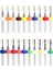 Temel 5.7mm Bb Pcb Mikro Matkap Karbür Mini Uçları Baskı Devre Dıy 0.1mm Ila 6.0mm Çap 3.175 1 8 Shank 10 Adet Set (Yurt Dışından) 2