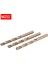 5pc 1.3mm Mzg 1.0 - 13.0 mm Kobalt Kaplamalı Düz Şaft Standart Uzunluk Hss M35 Yüksek Hız Çelik Matkap Uçları Seti Cnc Delme Kesici (Yurt Dışından) 3