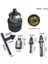 16MM Matkap Chuck Anahtarsız Hızlı Değişim 5 Adet/takım 6.5/10/13/16MM Yedek Adaptör (Yurt Dışından) 1