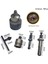 16MM Matkap Chuck Anahtarsız Hızlı Değişim 5 Adet/takım 6.5/10/13/16MM Yedek Adaptör (Yurt Dışından) 2