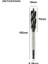 1 Adet 18MM Xcan Ahşap Kesici Büküm Matkap Ucu Hex Shank Ahşap Delik Kesici 4 Flüt Burgu Marangoz Matkap Ucu Çekirdek Matkap Ucu 10-25MM (Yurt Dışından) 1