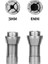 2 Adet 3MM6MM 3mm/6mm Collet Chuck Adaptörü Pnömatik Kalıp Öğütücü Kırpma Oyma Makinesi Sıkma Collet Chuck Yedek Parçalar (Yurt Dışından) 1