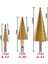 3-12 4-12/20/32MM Hss Titanyum Kaplamalı Adım Matkap Ucu Sondaj Elektrikli El Aletleri Metal Yüksek Hız Çelik Ahşap Delik Kesici Adım Koni Matkap (Yurt Dışından) 4