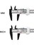 150MM Siyah Dijital Kumpas 6 Inç Elektronik Sürmeli Kumpas 100MM Kaliper Mikrometre Dijital Cetvel Ölçme Aracı 150MM 0.1mm (Yurt Dışından) 2