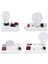 E14E27 Mavi Ab Tak LED Işık Tabanı E27 B22 E14 Lamba Ampul Çok Fonksiyonlu Test Lambası Güç Ekranı ile Standı 12 Port LED Ampul Test Cihazı LED Işık Tabanı (Yurt Dışından) 3