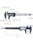 Gümüş 15 cm Yok Btr 150MM 100MM Elektronik Dijital Kumpas Karbon Fiber Kadran Sürmeli Kumpas Ölçer Mikrometre Ölçme Aracı Dijital Cetvel (Yurt Dışından) 5