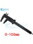 0-150MM Siyah Yüksek Kalite 0-80MM 0-100MM 0-150MM Çift Kural Ölçeği Plastik Sürmeli Kumpas Ölçme Öğrenci Mini Aracı Cetvel Çoklu Renk (Yurt Dışından) 1