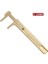 Çift 0-120MM 0-120MM Mini Pirinç Kaliper Saf Bakır Sürmeli Çift Tek Ölçekli Ölçüm Cetveli Retro Taşınabilir (Yurt Dışından) 3