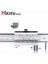 200MM 0-200MM Markalama Sürmeli Kumpas Karbür Çizici ile Paralel Işaretleme Ölçme Cetvel Işaretleme Ölçme Paralel Çapraz Kumpas (Yurt Dışından) 4