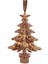 Altın 16 cm Plastik Çam Ağacı Yılbaşı Süsü 1