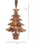 Altın 16 cm Plastik Çam Ağacı Yılbaşı Süsü 3