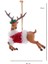 KırmızıKahve 11 cm Reçine Süveterli Geyik Bey Yılbaşı Süsü 3