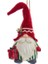 Kırmızı 16 cm Reçine Örme Şapkalı Noel Baba - 2 Yılbaşı Süsü 1