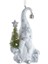 BeyazGri 12 cm Reçine Noel Baba - 3 Yılbaşı Süsü 2